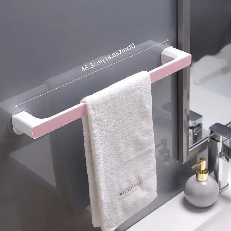 Porte-Serviettes Mural Moderne en Rose