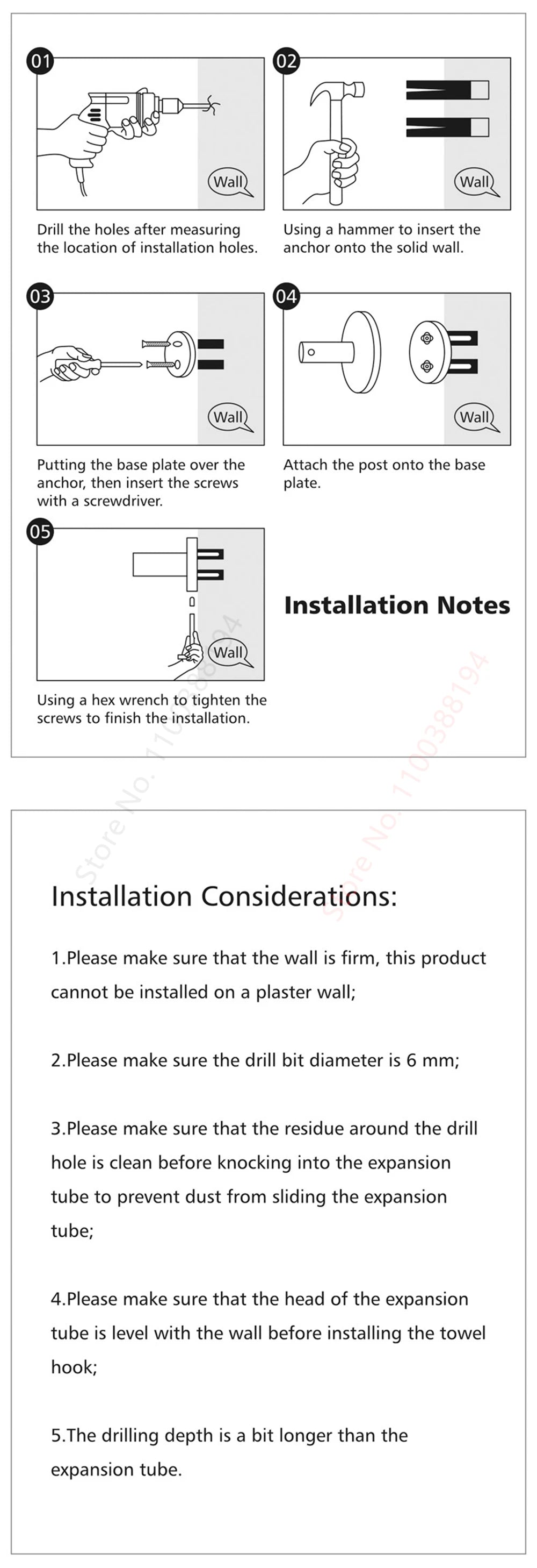 Porte-Papier Toilette Adhésif Mural - Acier Inoxydable Argent Or Noir Salle de Bain Cuisine