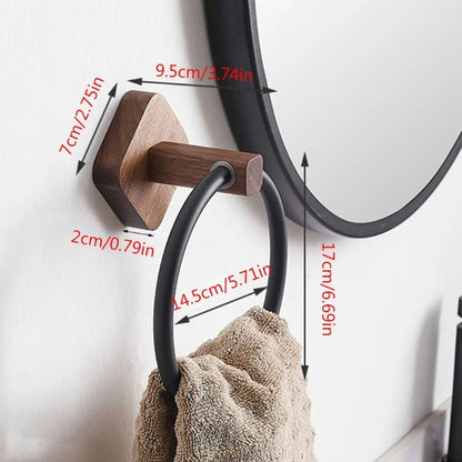 Anneau Porte-serviettes en Bois Dimensions