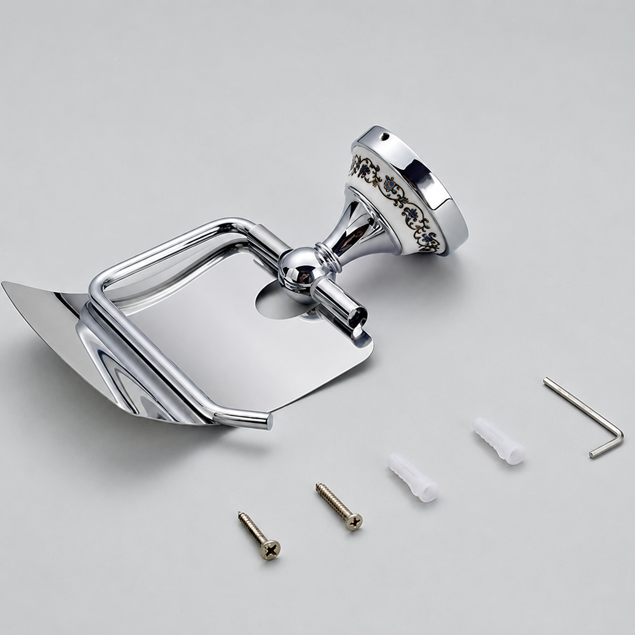 Porte Papier Toilette Chromé