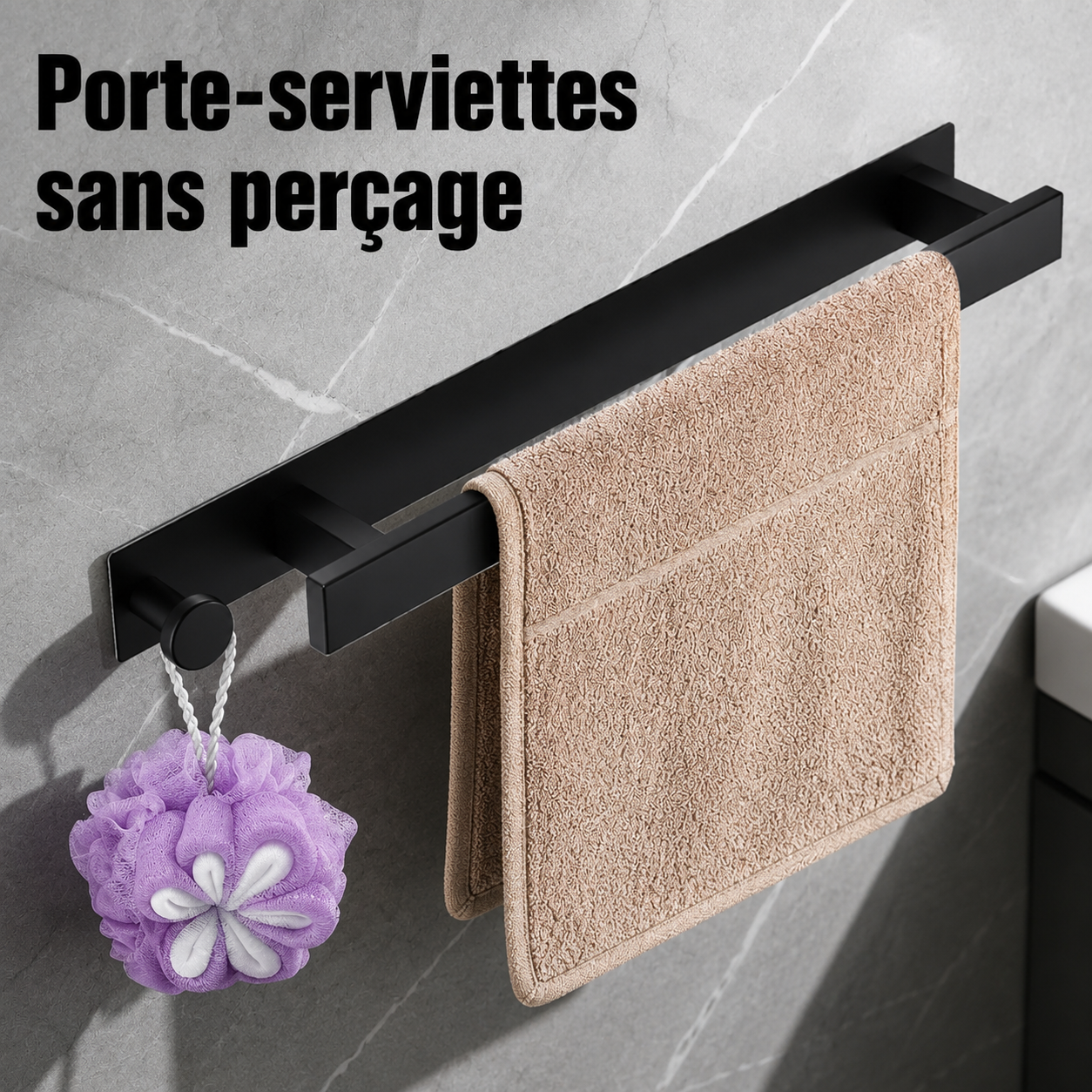 Porte-serviettes Sans Perçage Polyvalent