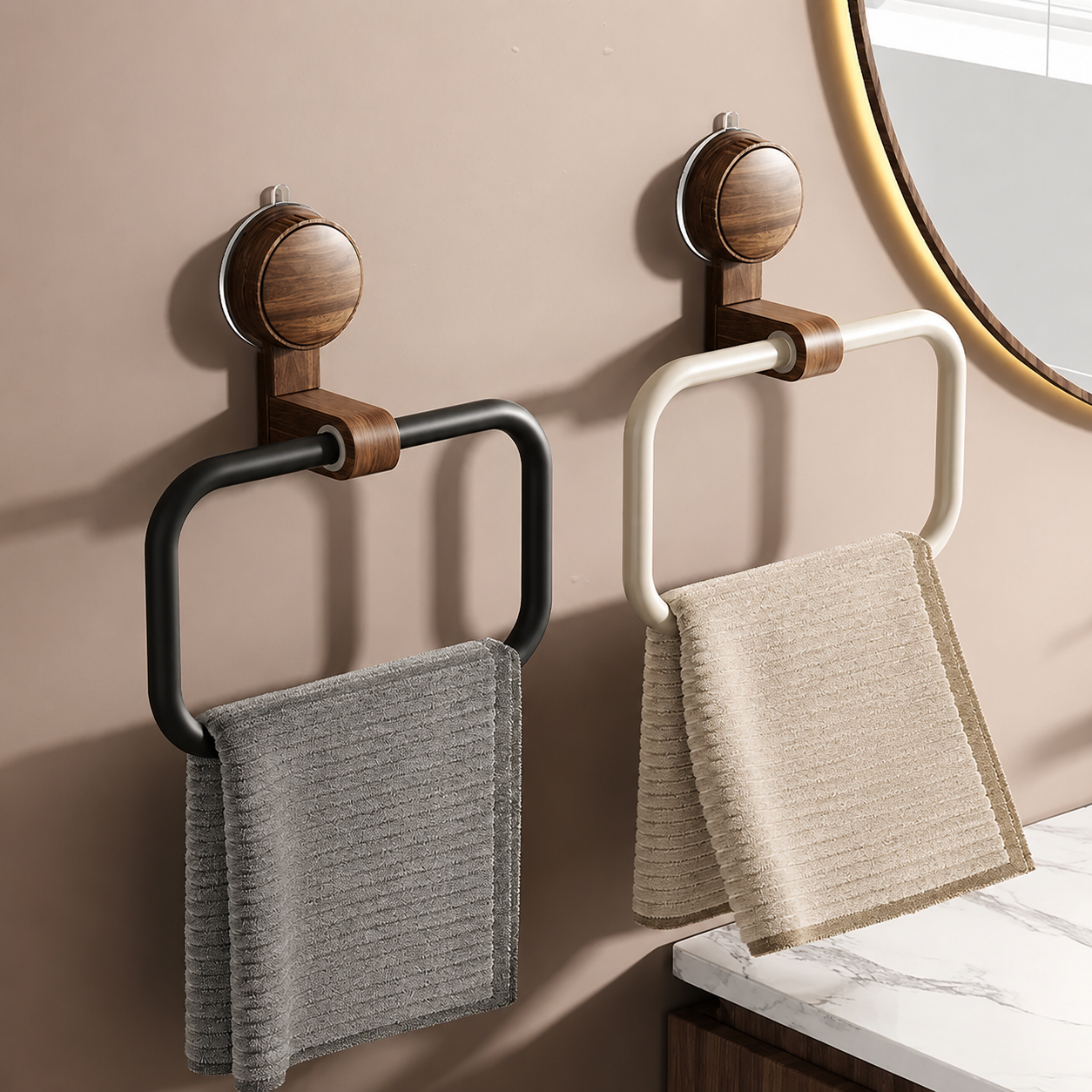 Porte-serviettes Vintage en Bois