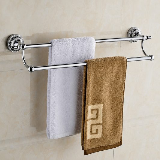 Porte-serviettes en Acier Inoxydable Chromé