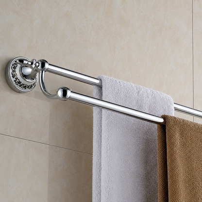 Porte-serviettes en Acier Inoxydable Chromé