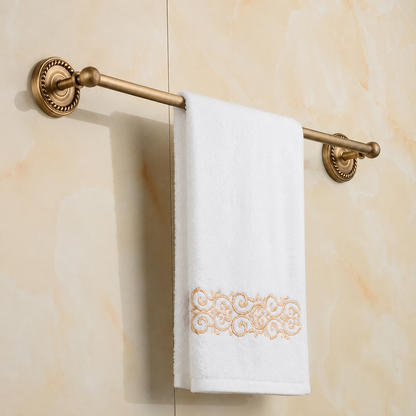 Porte-serviettes Salle de Bain en Laiton Antique