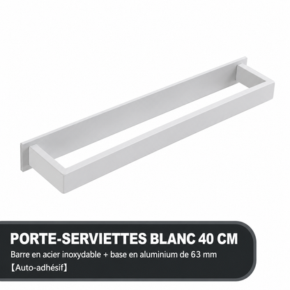 Porte-serviettes Classique en Blanc