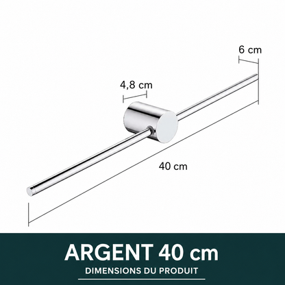 Porte-serviettes Gris Ajustable Mobile