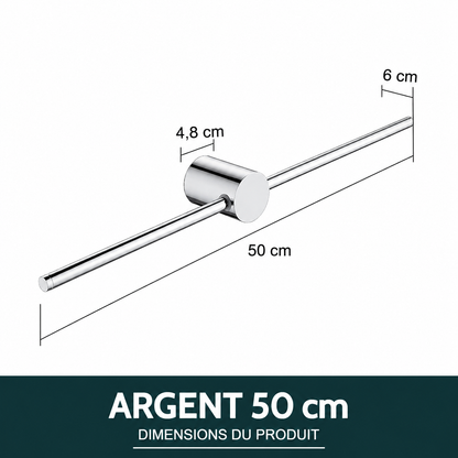 Porte-serviettes Gris Ajustable Mobile