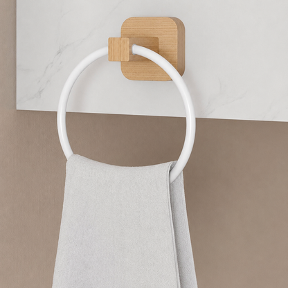 Anneau Porte-serviettes en Bois