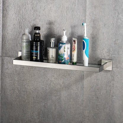 Ensemble Accessoires Salle de Bain Acier Inoxydable Brossé - Porte-Serviettes Papier Toilette Crochets