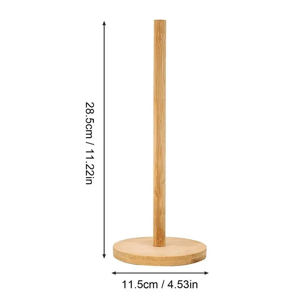 Petit Porte Essuie-Tout Bois de Bambou