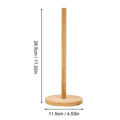 Petit Porte Essuie-Tout Bois de Bambou
