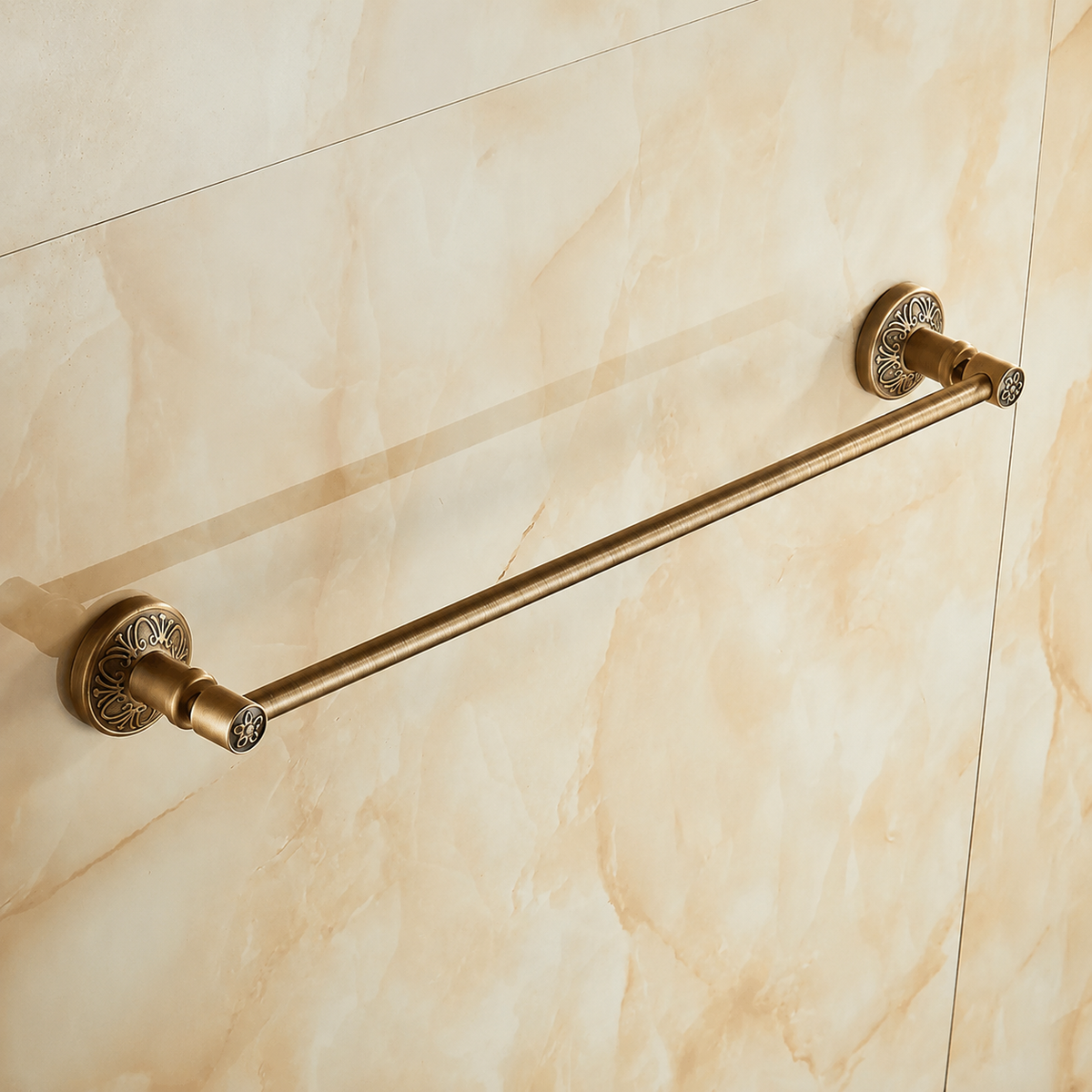 Porte-serviettes Aluminium en Laiton Antique 1