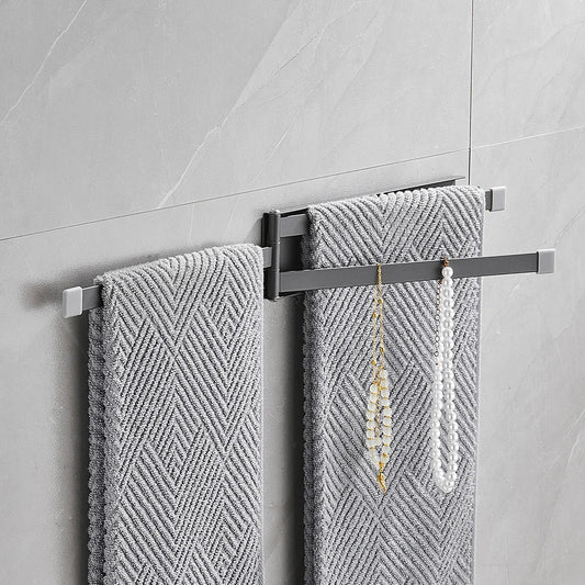 Porte-serviettes Bâton en Gris