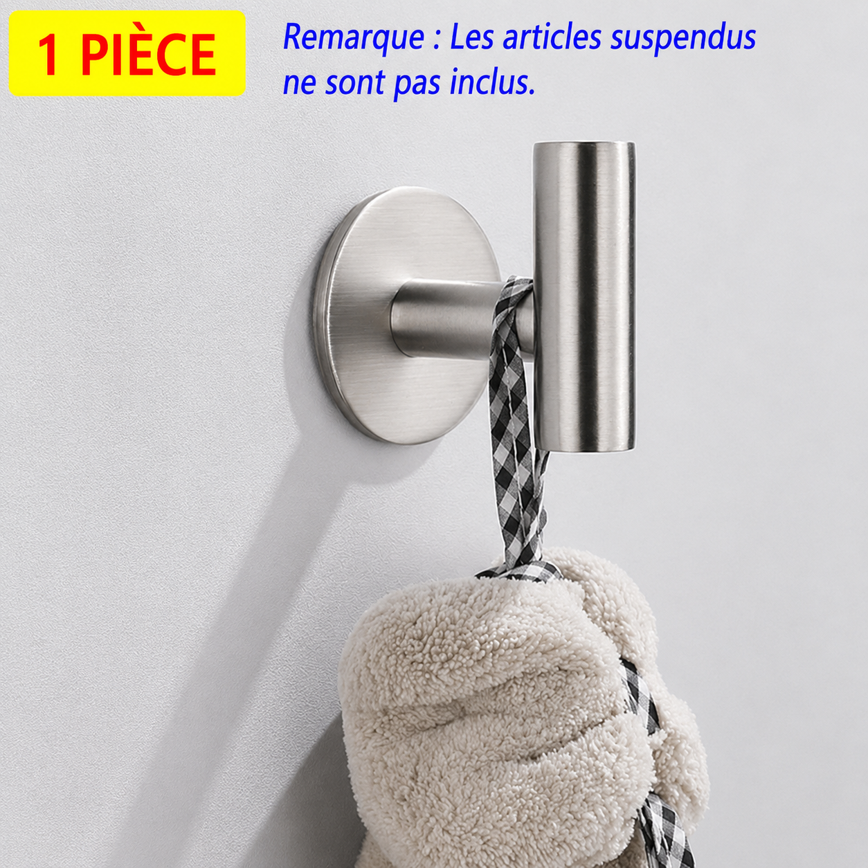 Porte-serviettes Crochet Discret