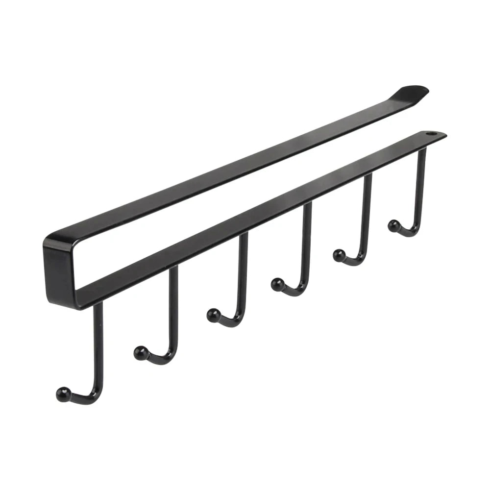 Porte-serviettes Crochet Placard en Noir