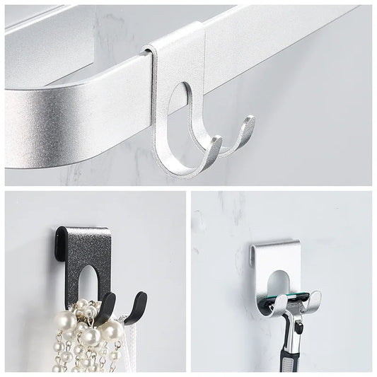 Porte-serviettes Crochet en Aluminium