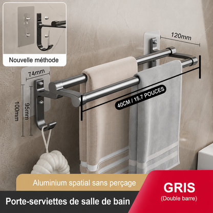 Porte-serviettes Double Barres