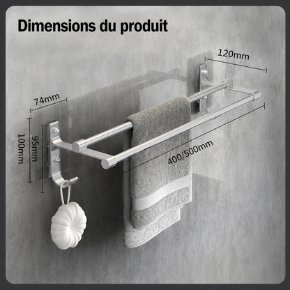 Porte-serviettes Double Barres