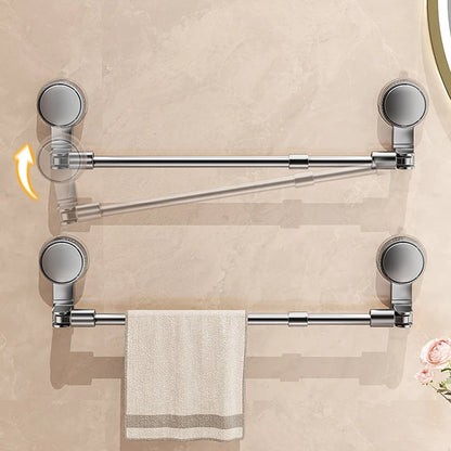 Porte-serviettes Extensible en Gris 3