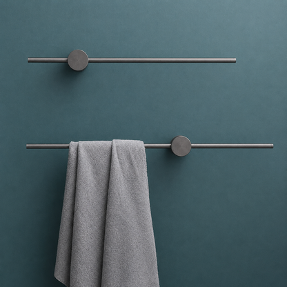 Porte-serviettes Gris Ajustable Mobile