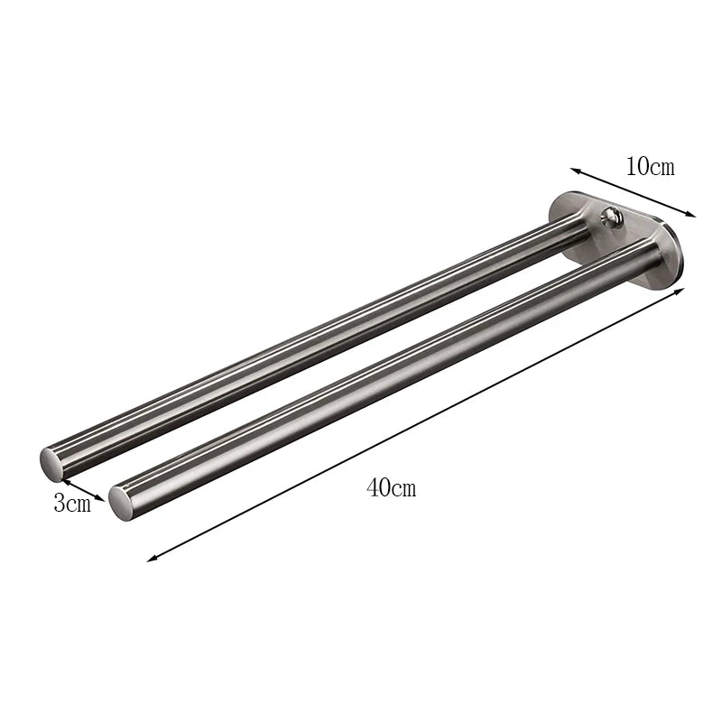 Porte-serviettes Moderne 2 Barres
