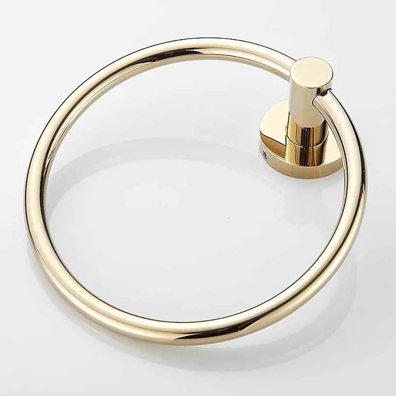 Porte-serviettes Moderne Doré 2