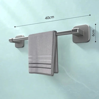 Porte-serviettes Mural Horizontal 40cm en Gris