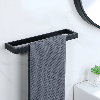 Porte-serviettes Noir Moderne