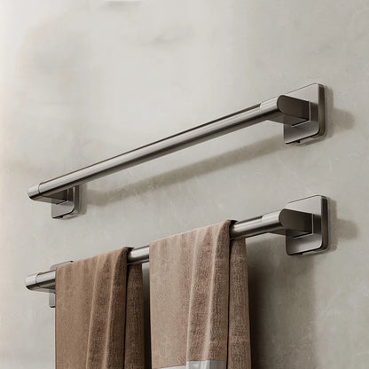 Porte-serviettes Noir avec Rangement Chaussons