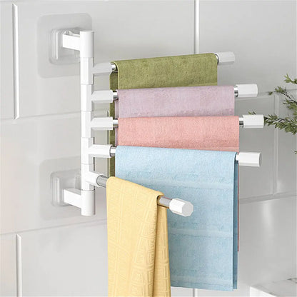 Porte-serviettes Rotatif en Blanc