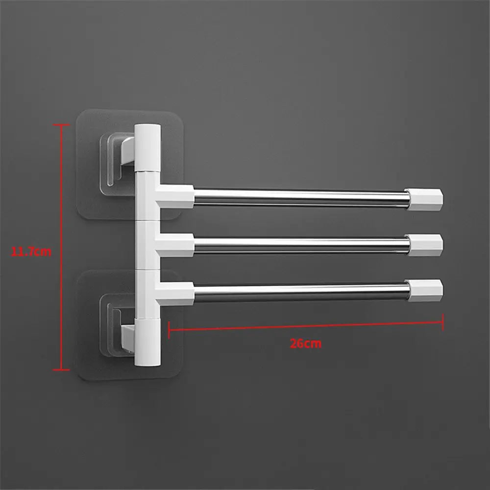 Porte-serviettes Rotatif en Blanc
