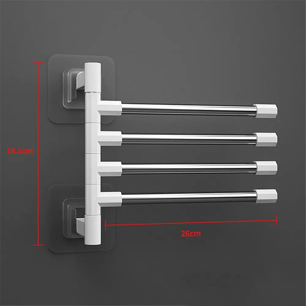 Porte-serviettes Rotatif en Blanc