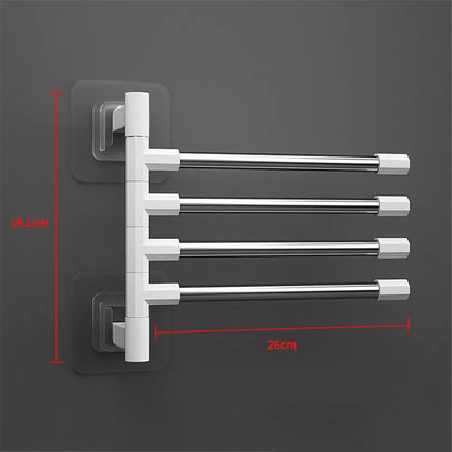 Porte-serviettes Rotatif en Blanc