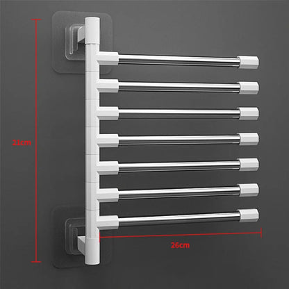 Porte-serviettes Rotatif en Blanc