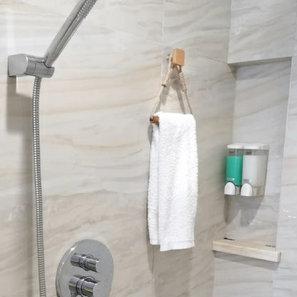 Porte-serviettes Salle de Bain Simple en Bois 