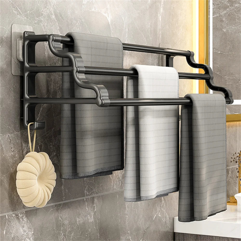 Porte-serviettes Sans Perçage Compact 