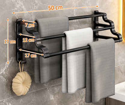 Porte-serviettes Sans Perçage Compact Dimensions