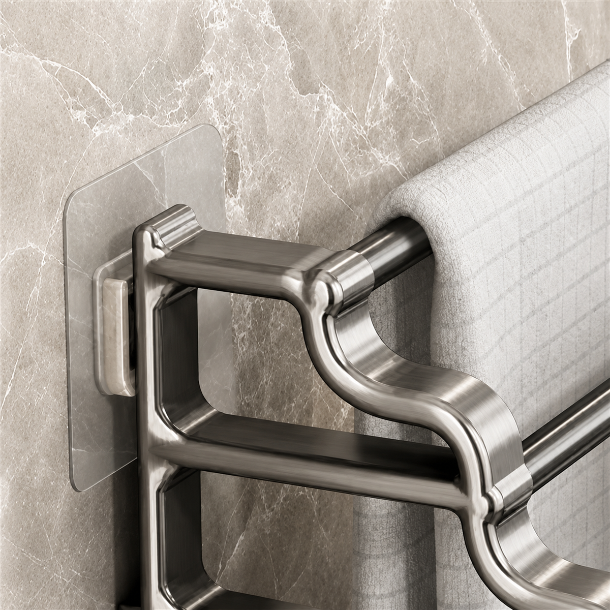 Porte-serviettes Sans Perçage Compact Dimensions Support