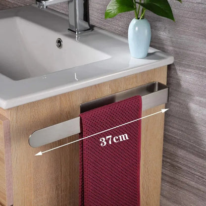 Porte-serviettes Sans Perçage Moderne 37cm en Argent