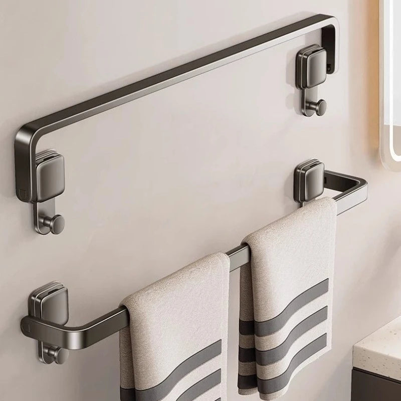 Porte-serviettes Sans Perçage Pliant à Ventouse