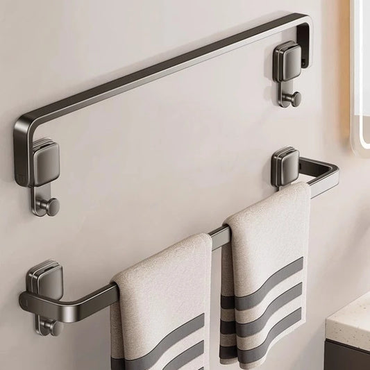 Porte-serviettes Sans Perçage Pliant à Ventouse