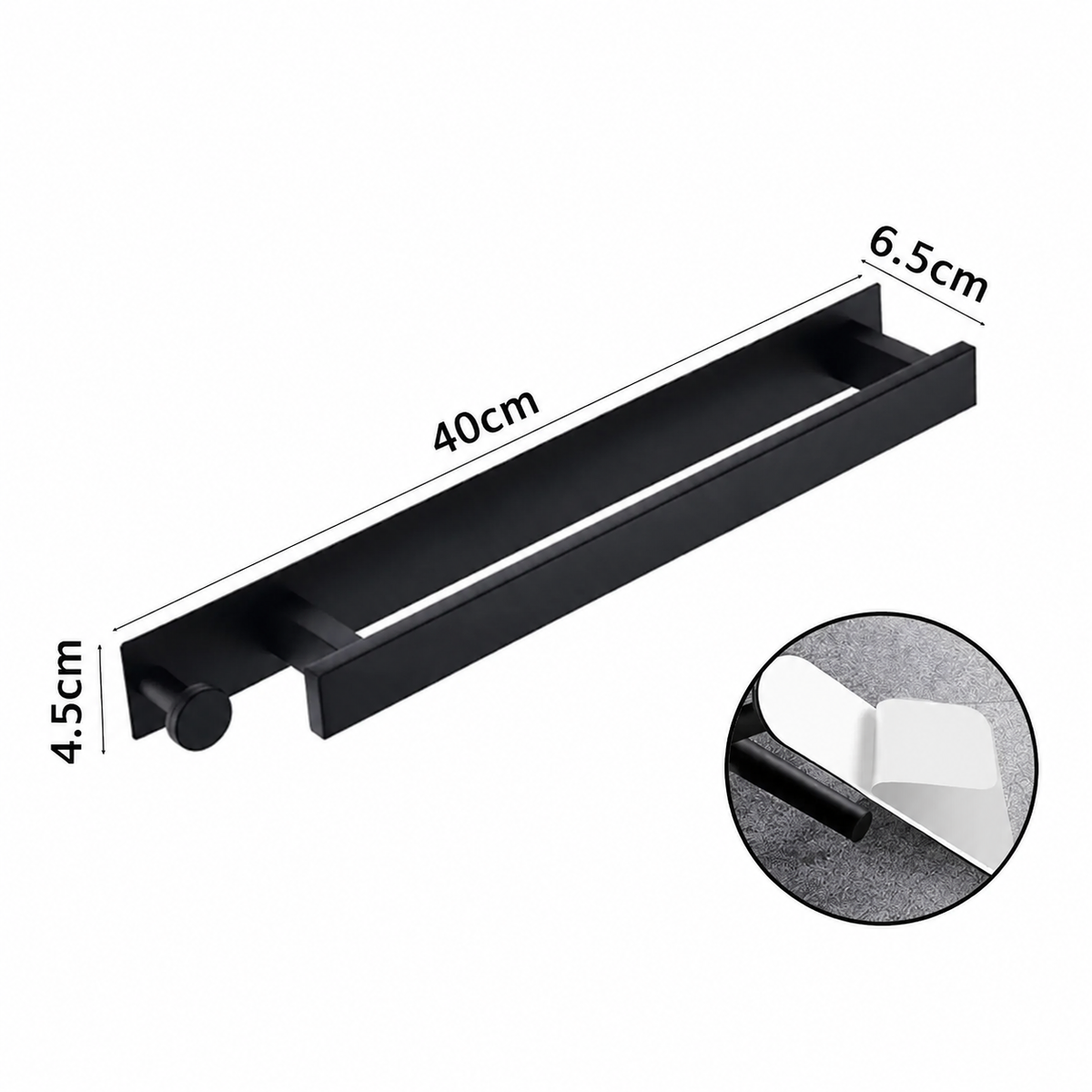 Porte-serviettes Sans Perçage Polyvalent Dimensions