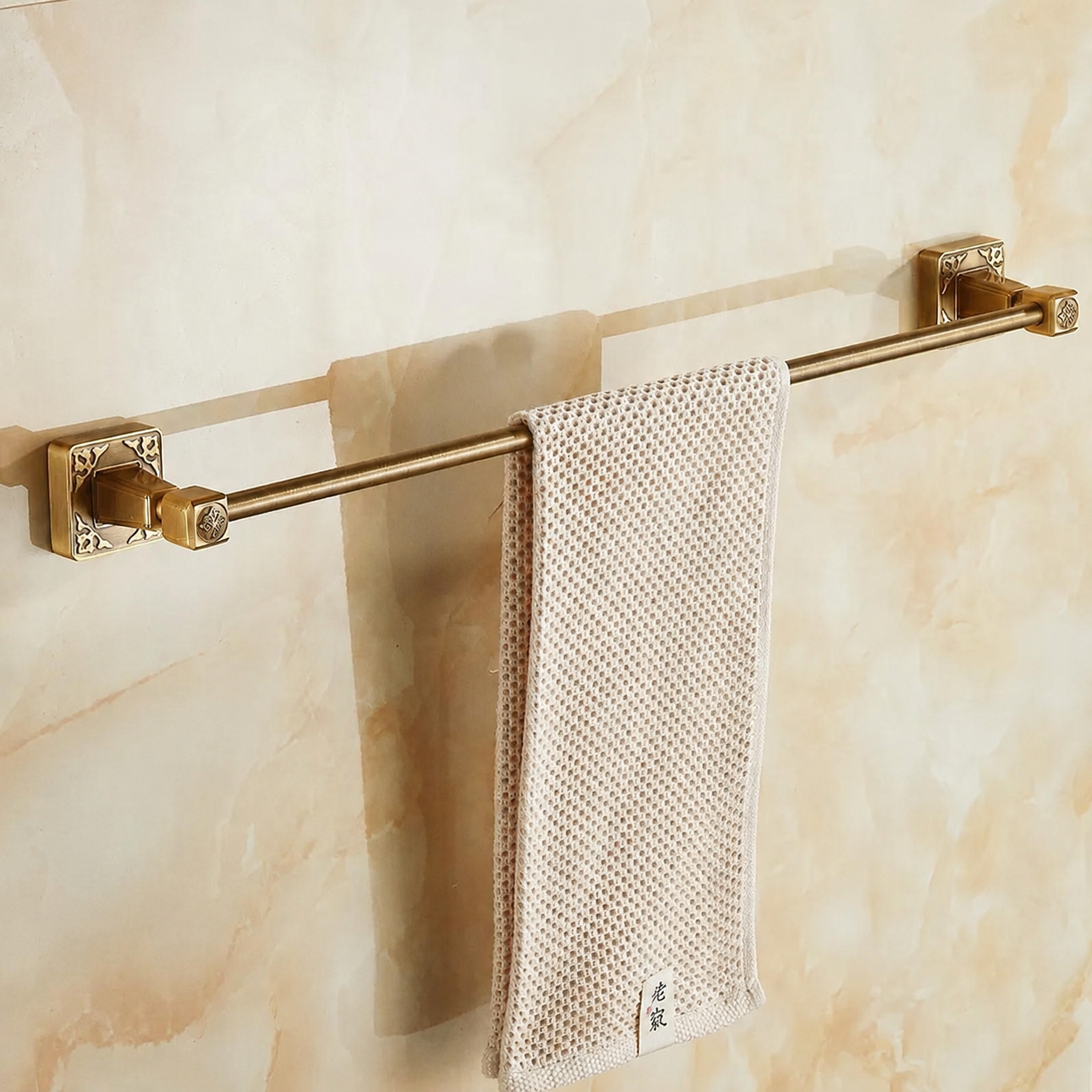 Porte-serviettes Simple en Laiton