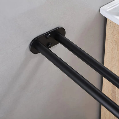 Porte-serviettes avec Finition Noir Détails Support