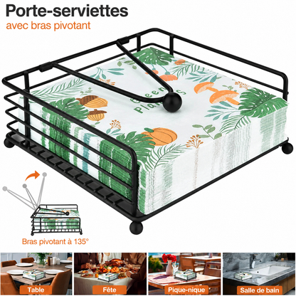 Porte-serviettes de Table Rustique