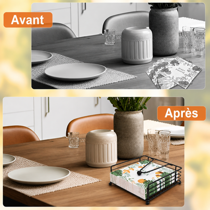 Porte-serviettes de Table Rustique
