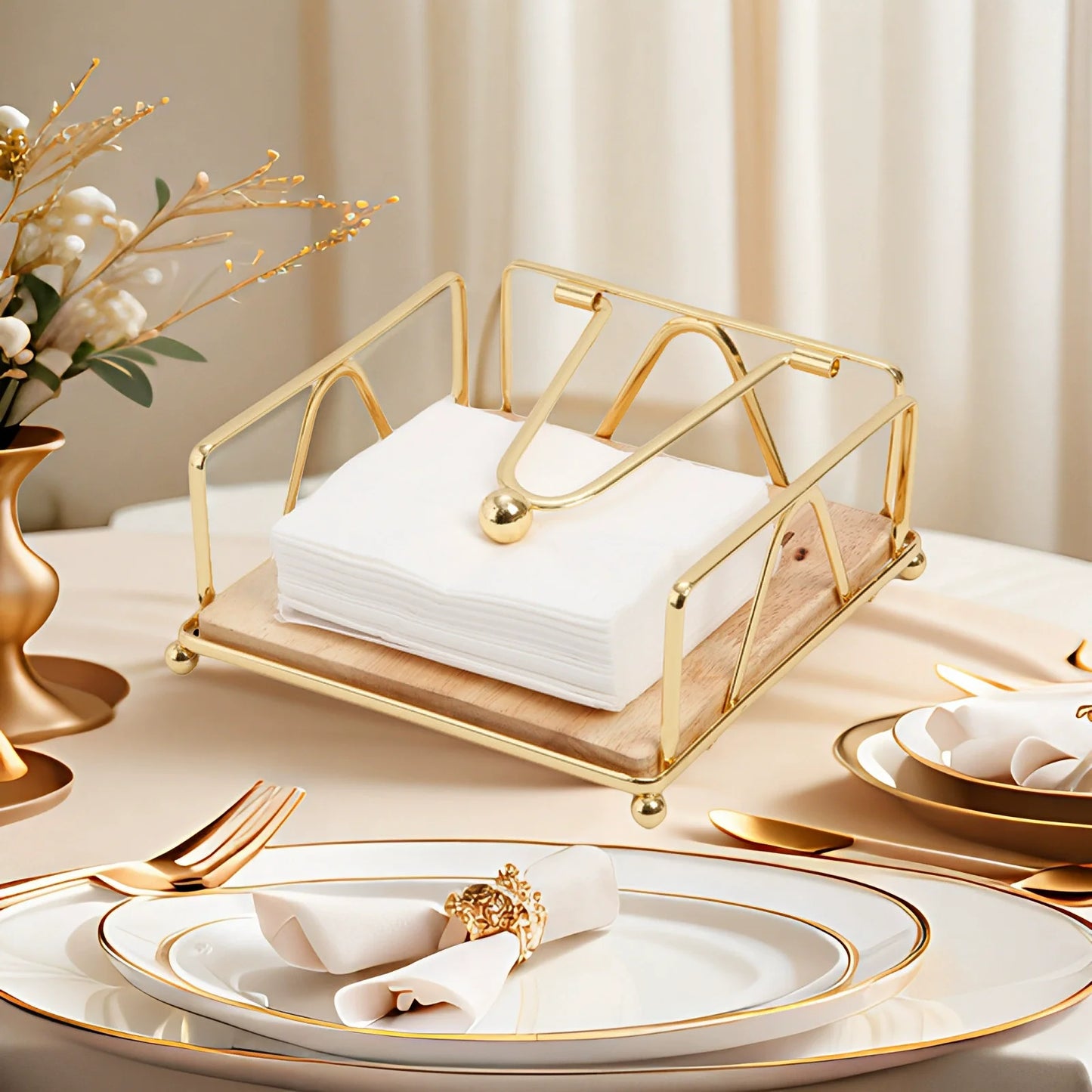 Porte-serviettes de Table Style Campagne