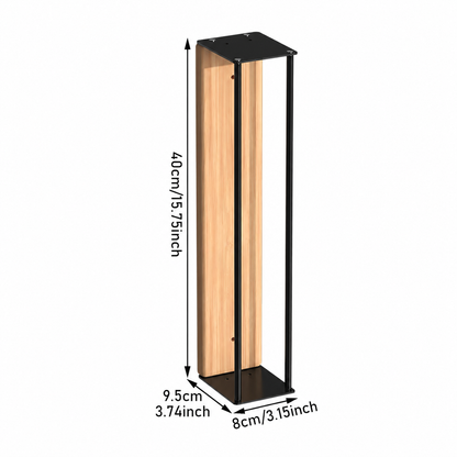 Porte-serviettes en Bois - Rangement Rouleaux 40 cm