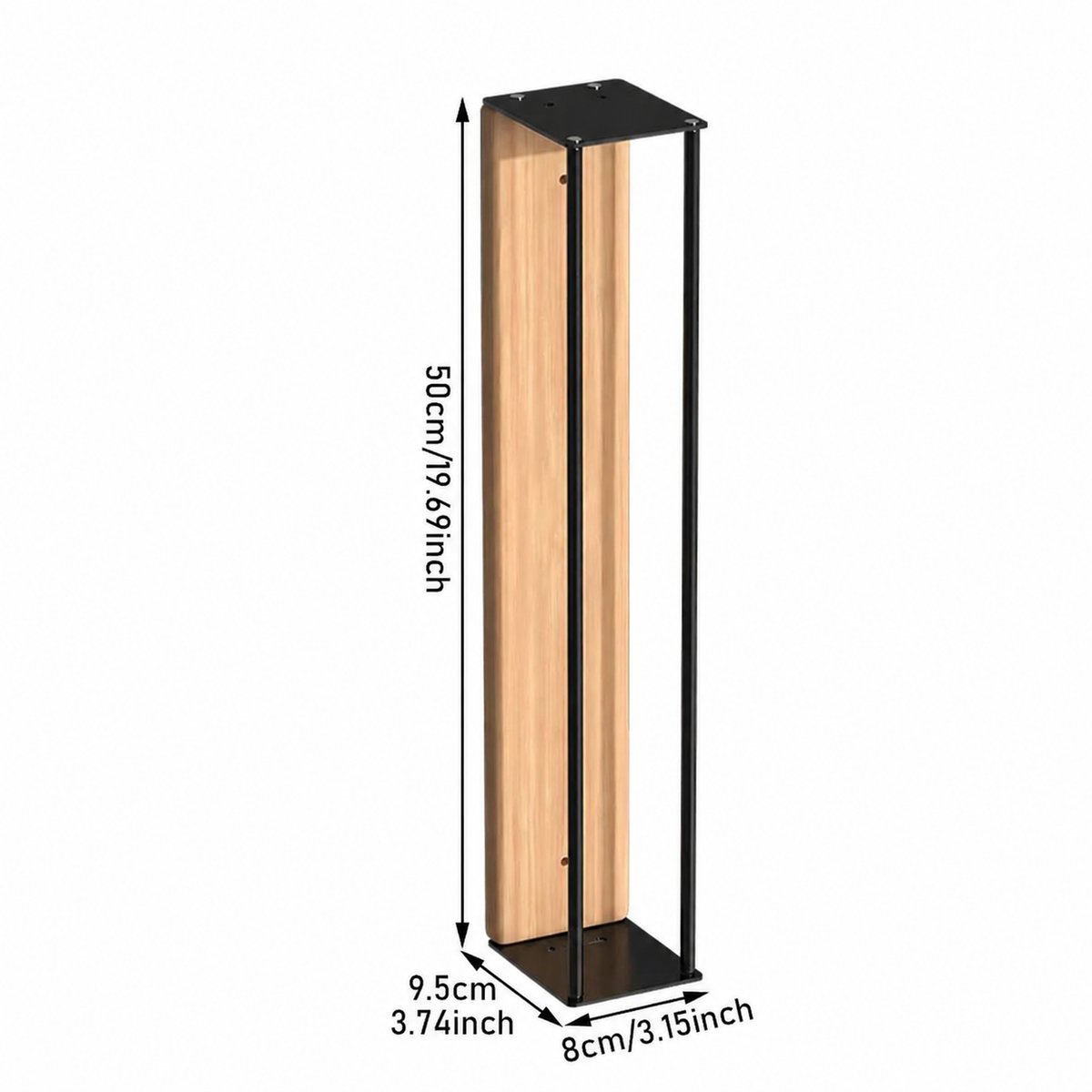 Porte-serviettes en Bois - Rangement Rouleaux 50 cm
